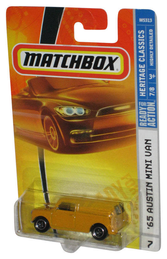 Matchbox Heritage Classics 7/8 (2007) Yellow '65 Austin Mini Van Toy #7