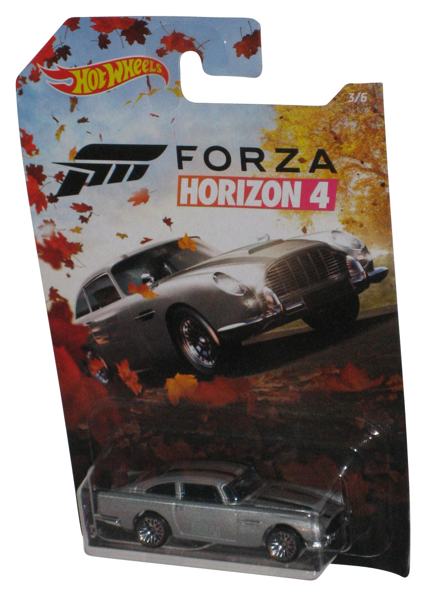Hot Wheels Forza Horizon 4 Silver Aston Martin 1963 DB5 Toy Car 3/6