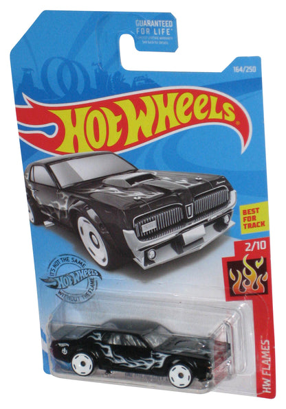 Hot Wheels HW Flames 2/10 (2017) Black '68 Mercury Cougar Toy Car 164/250