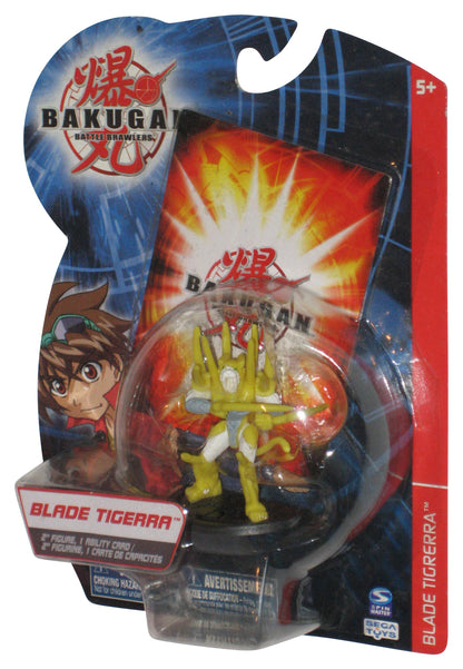 Bakugan Battle Brawlers (2008) Spin Master Blade Tigerra 2-Inch Figure w/ Ability Card