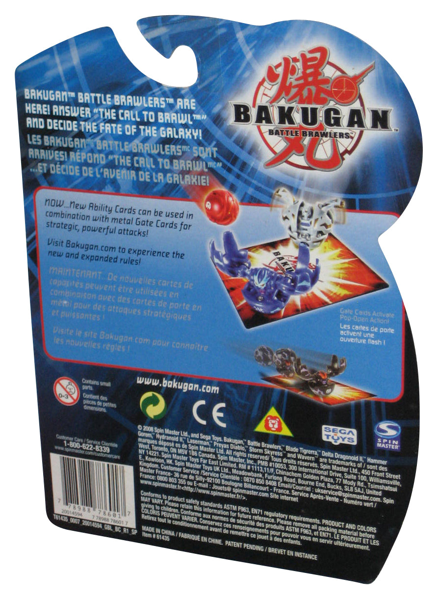 Bakugan Battle Brawlers (2008) Spin Master Blade Tigerra 2-Inch Figure w/ Ability Card