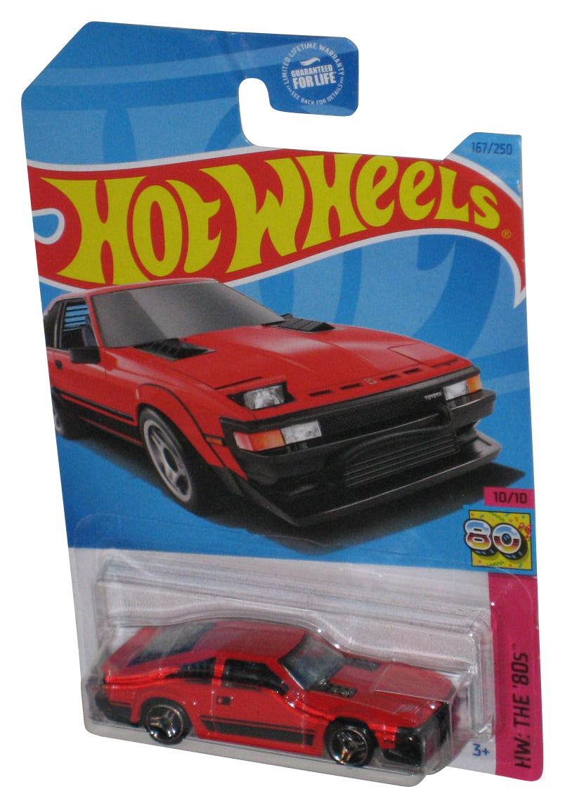 Hot Wheels HW The 80s 10/10 (2021) Red '82 Toyota Supra Toy Car 167/250