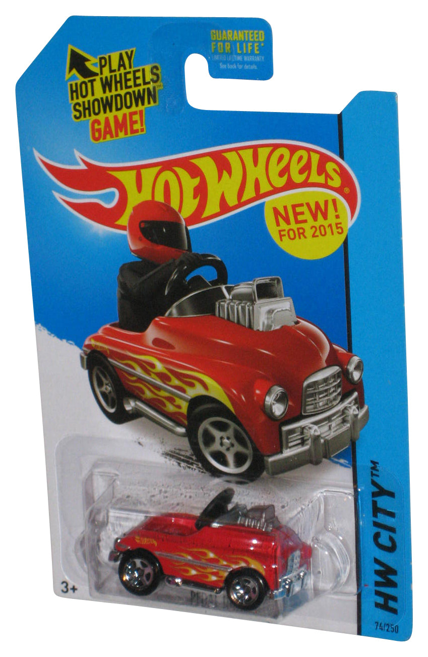 Hot Wheels HW City (2015) Red Pedal Driver Die-Cast Toy Car 74/250