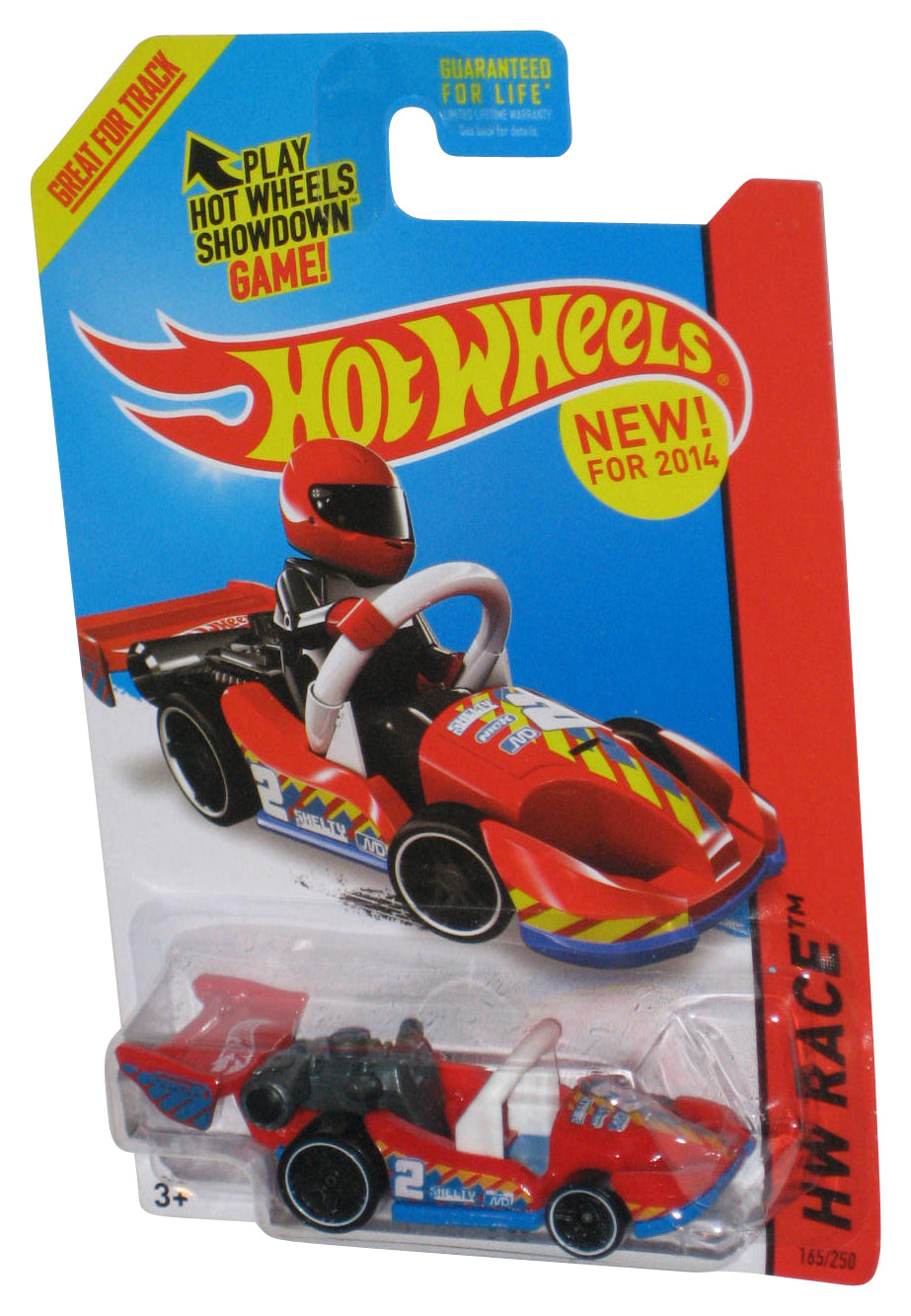Hot Wheels HW Race (2014) Red Let's Go Die-Cast Toy Car 165/250