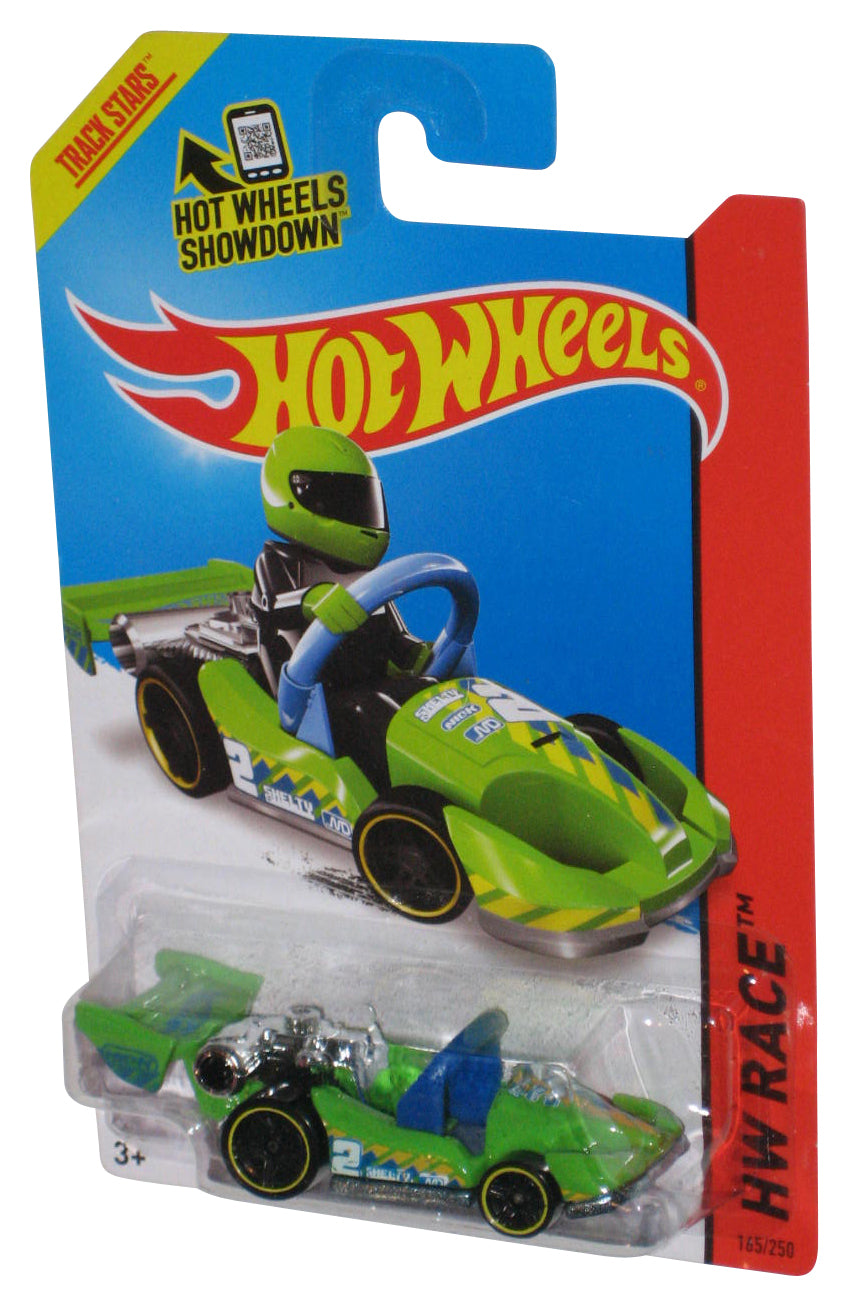 Hot Wheels HW Race (2014) Green Let's Go Die-Cast Toy Car 165/250