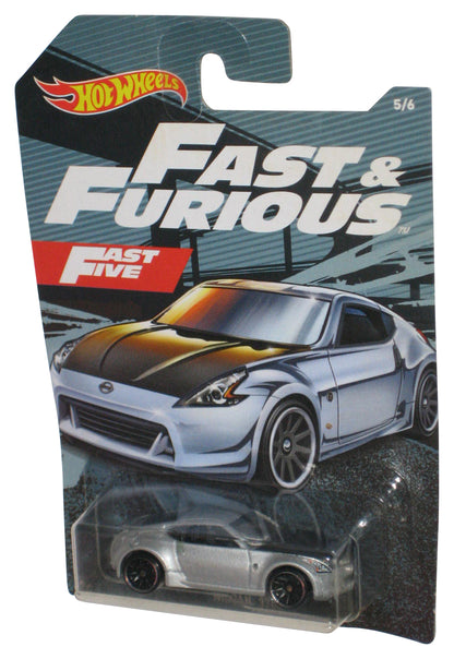 Hot Wheels Fast & Furious (2018) Silver Nissan 370Z Toy Car 5/6