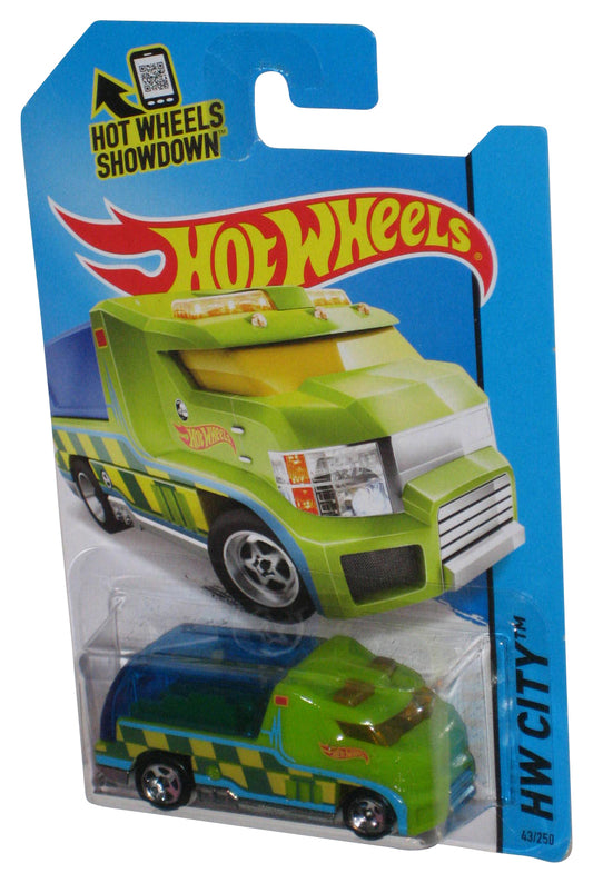 Hot Wheels HW City (2013) Green Rapid Response Toy Vehicle 43/250