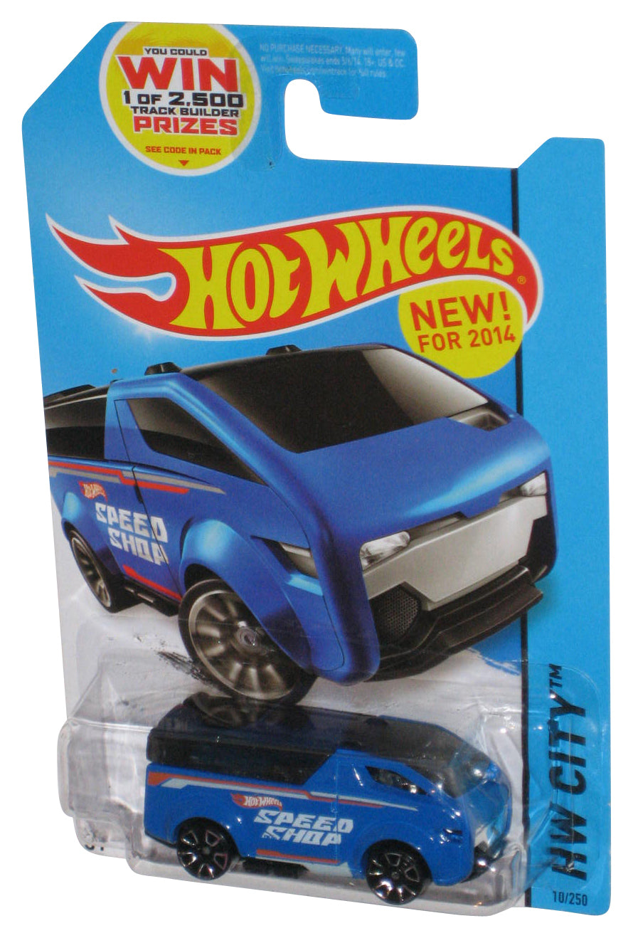 Hot Wheels HW City (2014) The Vanster Speed Shop Blue Toy Car 10/250