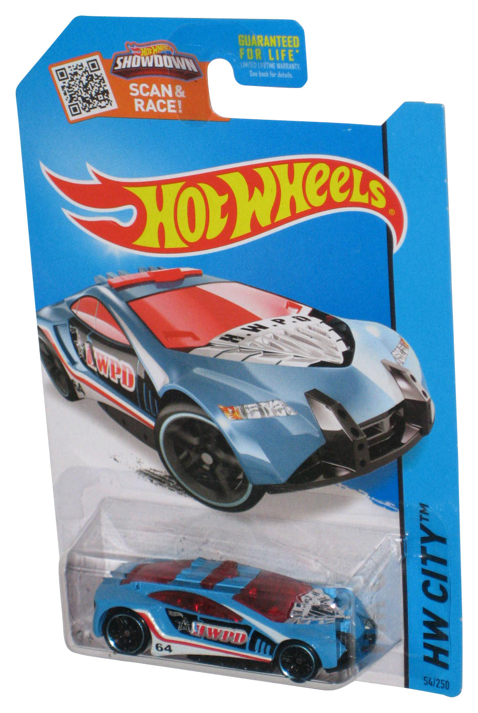 Hot Wheels HW City (2013) Blue Speed Trap Die-Cast Toy Car 54/250