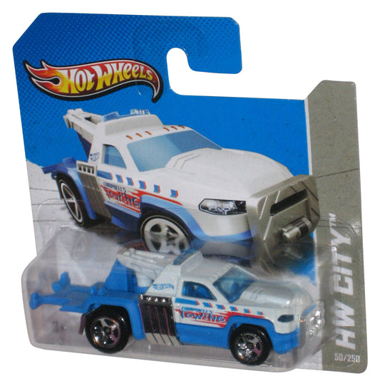 Hot Wheels HW City (2012) Blue & White Repo Duty Toy Vehicle 50/250 - (Short Card)