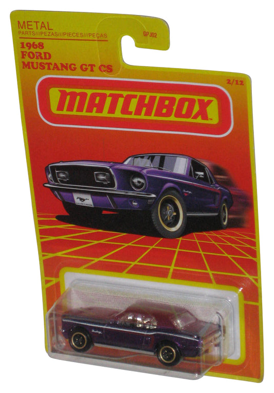 Matchbox Metal (2020) Purple 1968 Ford Mustang GT CS Toy Car 2/12