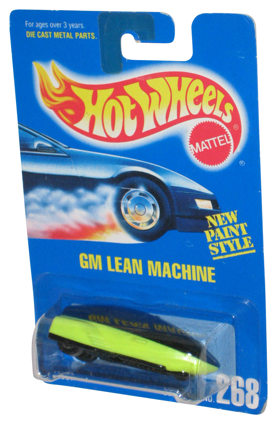 Hot Wheels GM Lean Machine (1991) New Paint Style Toy Car #268