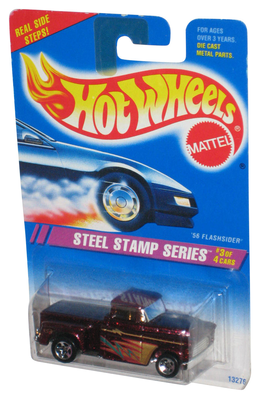 Hot Wheels Steel Stamp Series '56 Flashsider Red Toy Truck #3/4