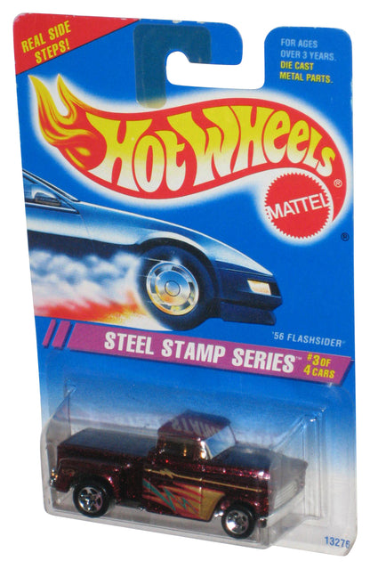 Hot Wheels Steel Stamp Series '56 Flashsider Red Toy Truck #3/4