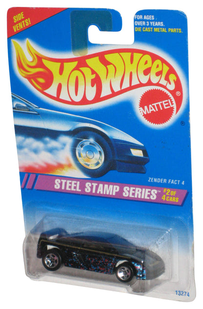 Hot Wheels Steel Stamp Series 2/4 (1994) Black Zender Fact 4 Toy Car