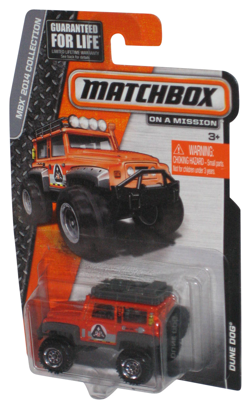 Matchbox MBX 2014 Collection Orange Dune Dog Toy Car
