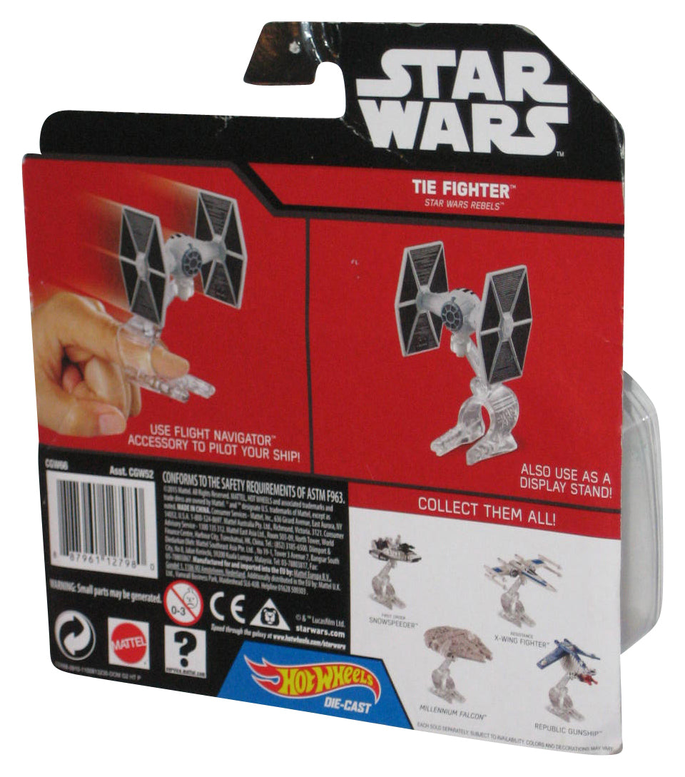 Star Wars Rebels Hot Wheels (2015) TIE Fighter Gray Starship Vehicle