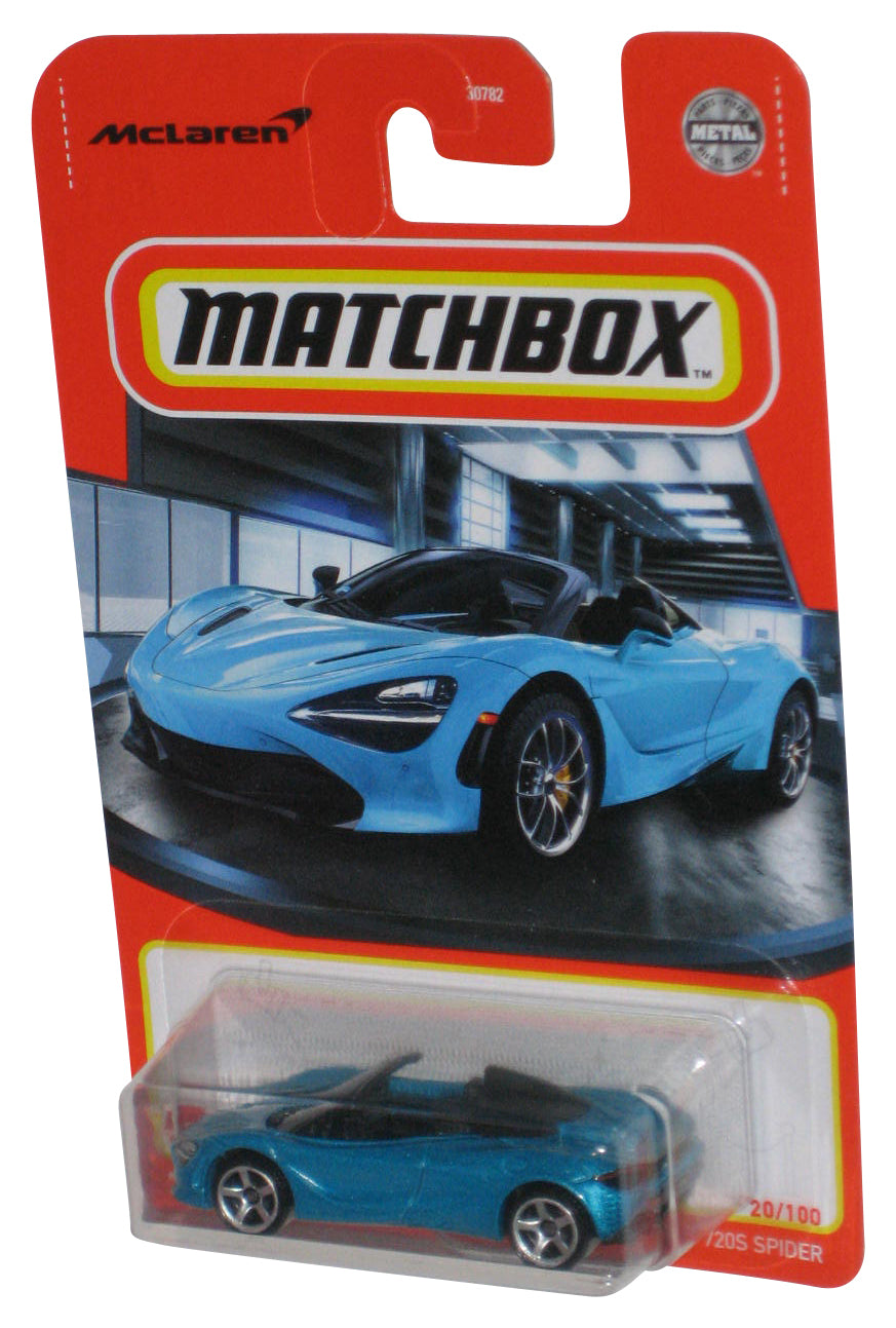 Matchbox McLaren 720S Spider Blue (2020) Die-Cast Metal Toy Car 20/100