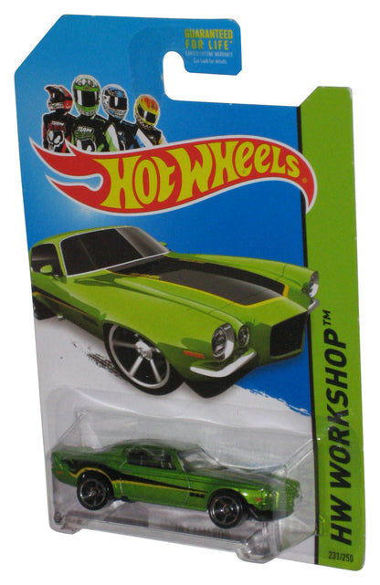 Hot Wheels HW Workshop (2013) Green '70 Camaro Die-Cast Car 231/250