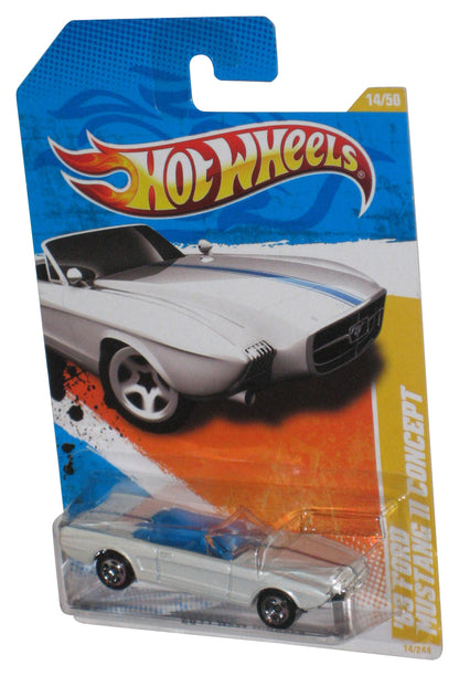 Hot Wheels 2011 New Models White '63 Ford Mustang Concept Toy Car 14/244