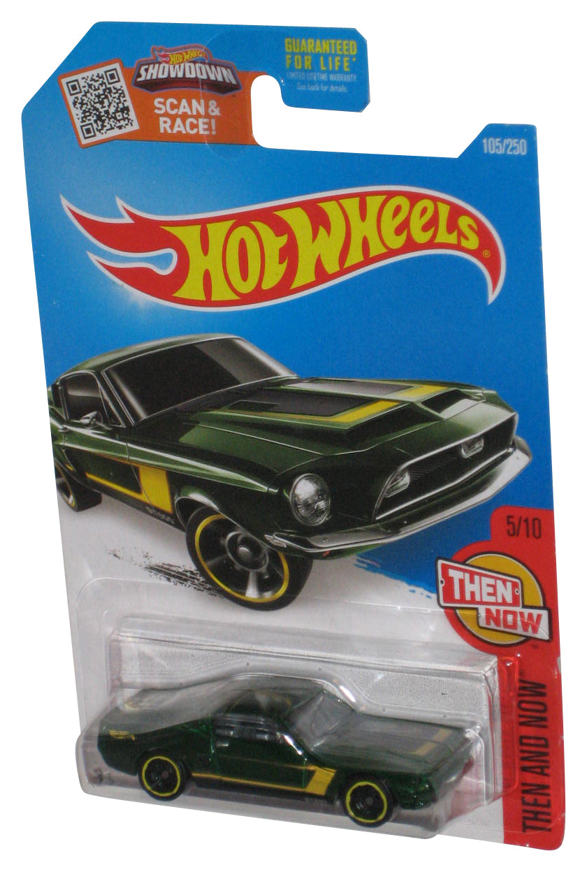 Hot Wheels Then And Now 5/10 (2015) Green '68 Shelby GT500 Toy Car 105/250