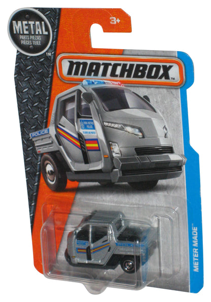 Matchbox Police Silver Meter Made (2016) Metal Die-Cast Toy Car 16/125