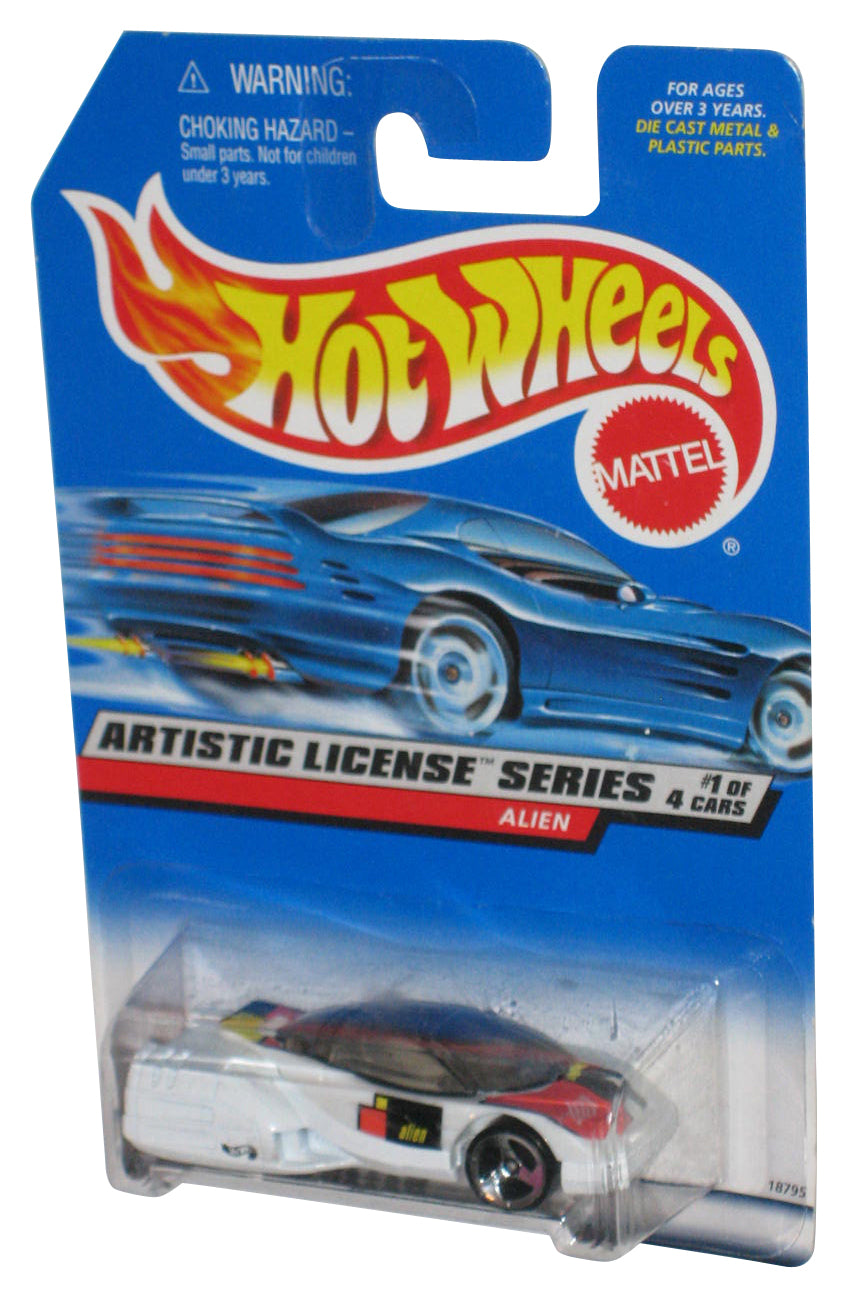 Hot Wheels Artistic License Series 1/4 White Alien Toy Car #729