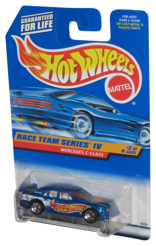 Hot Wheels Race Team Series IV 2/4 (1997) Blue Mercedes C-Class Toy Car #726