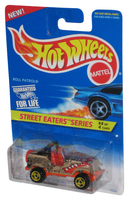 Hot Wheels Street Eaters Series 4/4 (1995) Orange Roll Patrol Toy Car #415