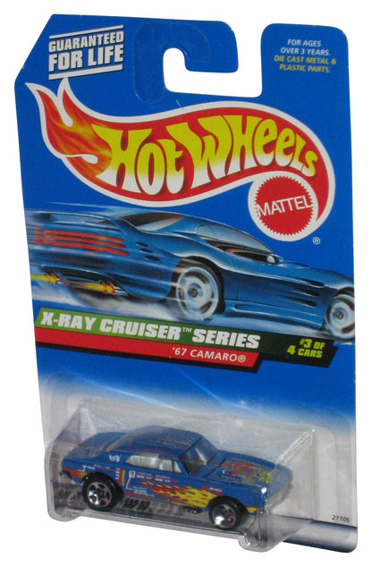 Hot Wheels X-Ray Cruiser Series 3/4 (1998) Blue '67 Camaro Toy Car #947
