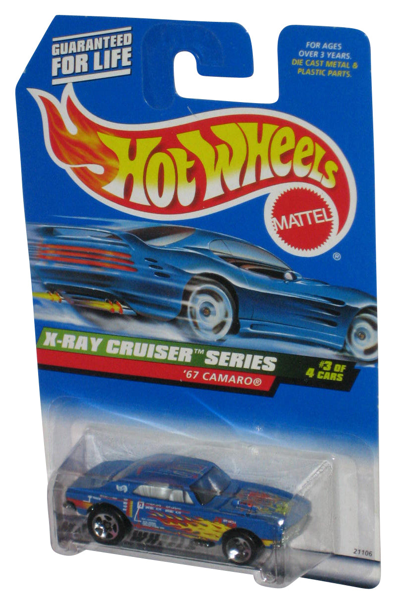 Hot Wheels X-Ray Cruiser Series 3/4 (1998) Blue '67 Camaro Toy Car #947