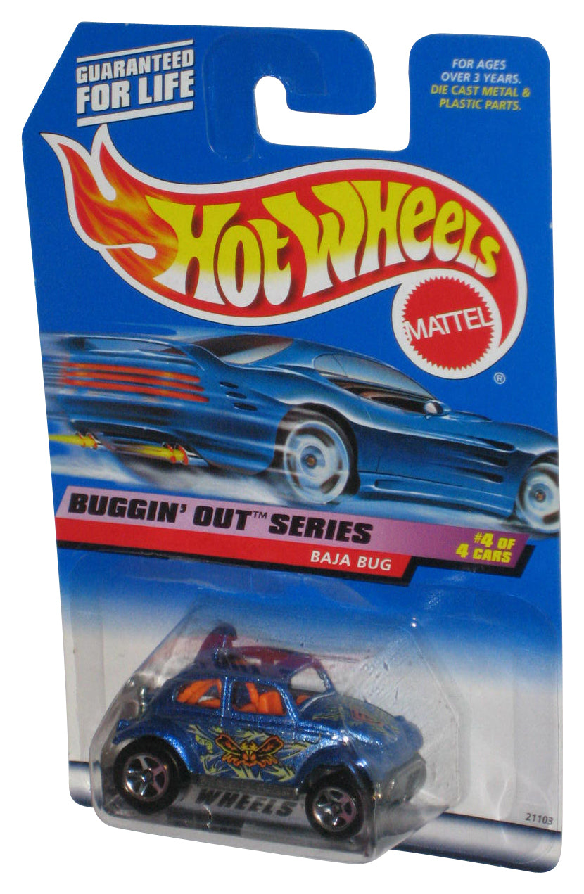 Hot Wheels Buggin' Out Series 4/4 (1998) Blue Baja Bug Toy Car #944