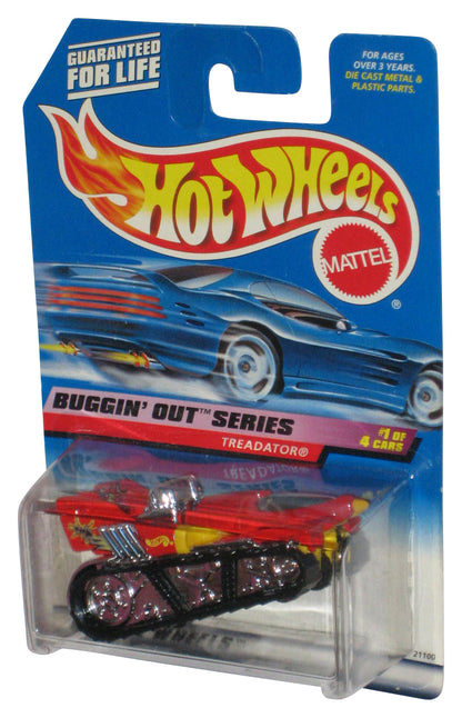 Hot Wheels Buggin' Out Series 1/4 (1998) Red Treadator Toy Car #941