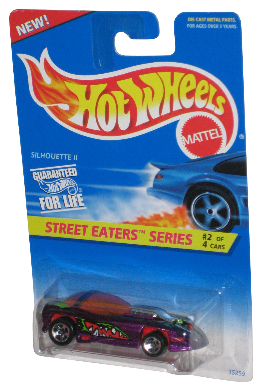 Hot Wheels Street Eaters Series 2/4 (1995) Purple Silhouette II Toy Car #413