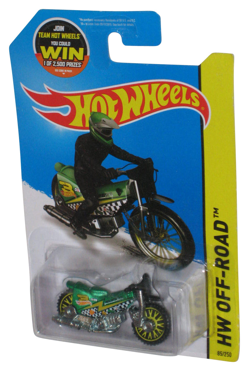 Hot Wheels HW Off-Road (2013) Green Tred Shredder Toy Bike 85/250