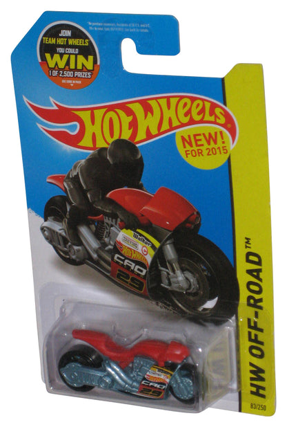 Hot Wheels Showdown HW Off-Road (2015) Street Stealth Red Toy Bike 83/250