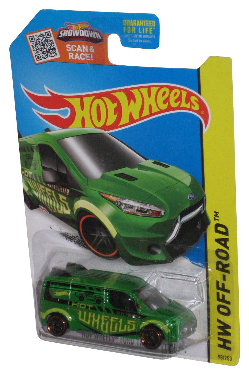 Hot Wheels HW Off-Road (2013) Green Ford Transit Connect Toy Car 98/250