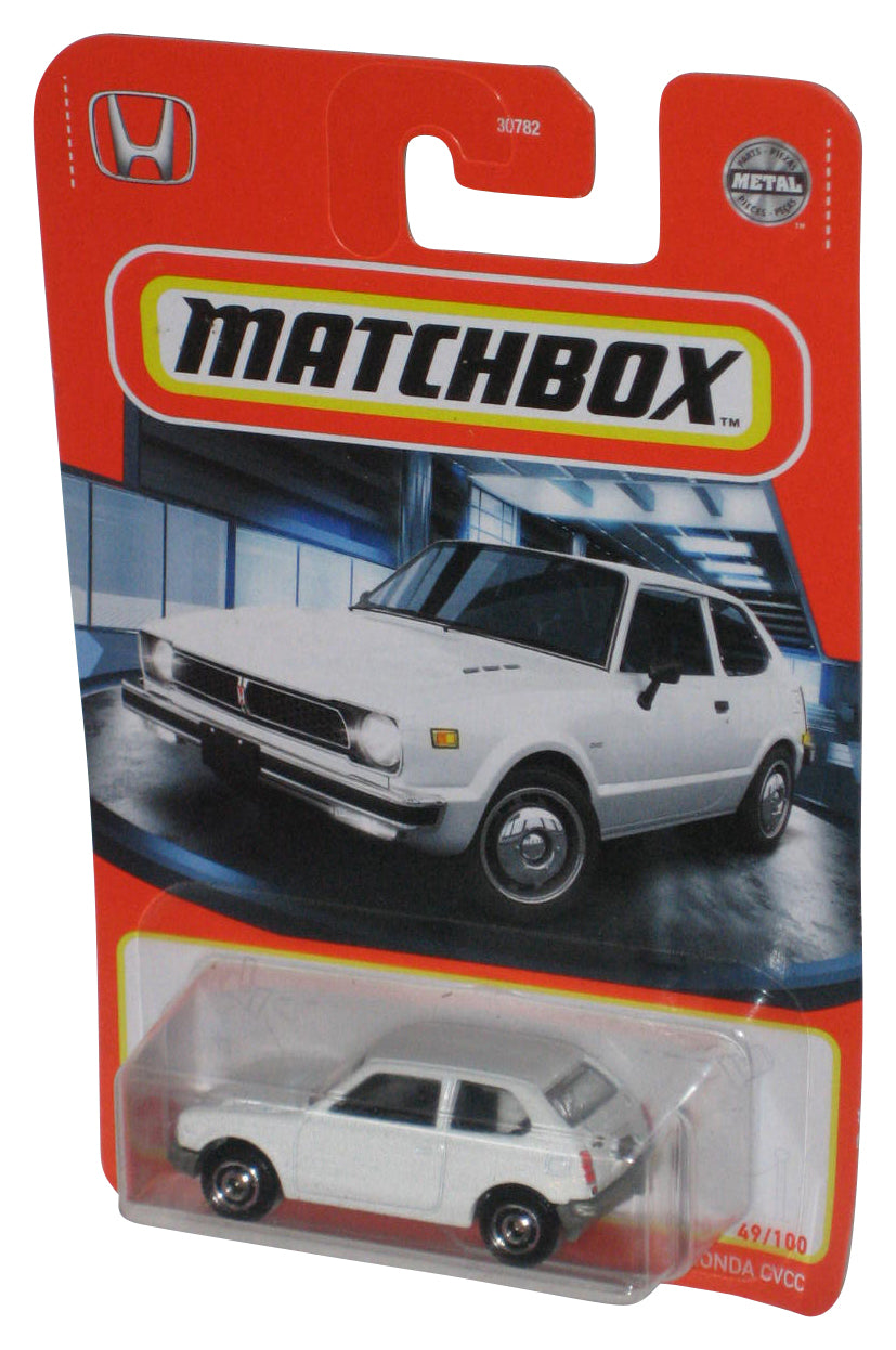 Matchbox 1976 Honda CVCC (2020) White Die-Cast Metal Toy Car 49/100