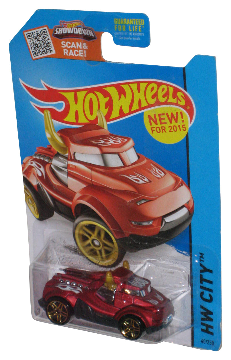 Hot Wheels HW City (2015) Red Steer Clear Die-Cast Toy Car 40/250