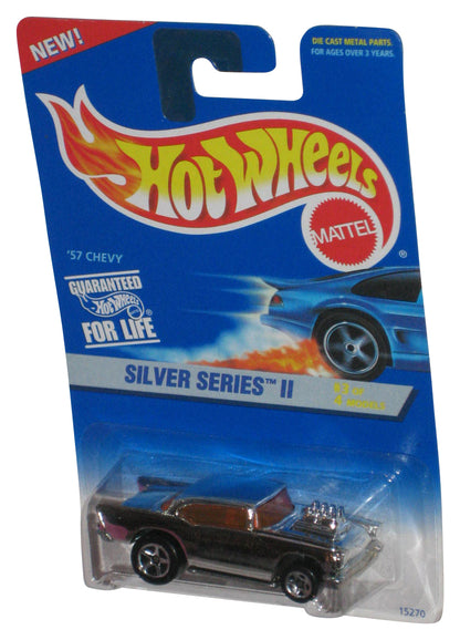 Hot Wheels Silver Series II 3/4 (1995) Mattel '57 Chevy Toy Car #422