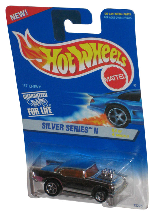 Hot Wheels Silver Series II 3/4 (1995) Mattel '57 Chevy Toy Car #422