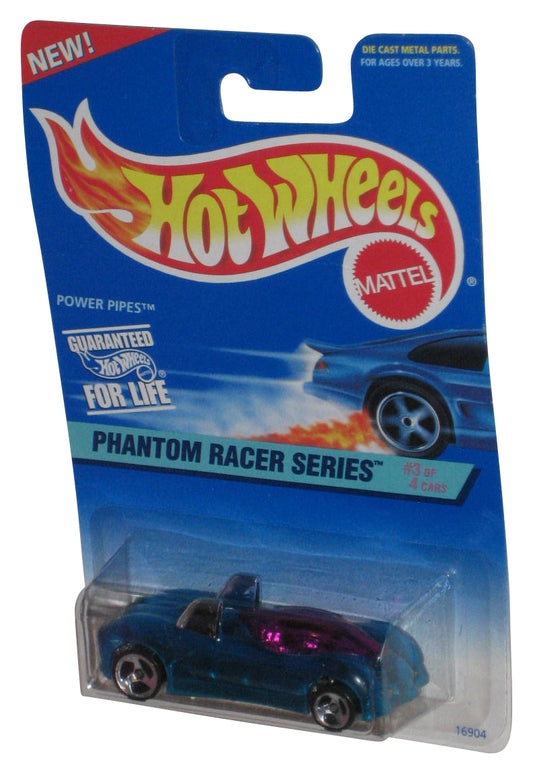 Hot Wheels Phantom Racer Series 3/4 (1996) Blue Power Pipes Toy Car #531