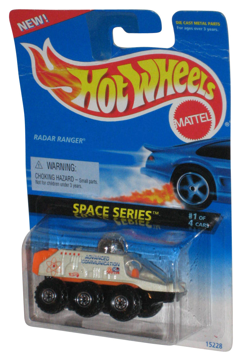 Hot Wheels Space Series 1/4 (1995) White Radar Ranger Toy Car #388