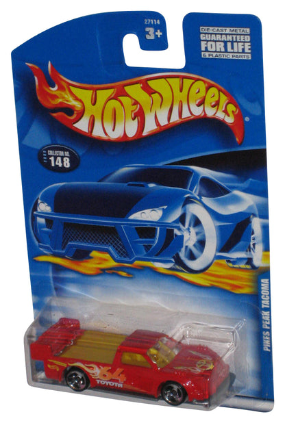 Hot Wheels Pikes Peak Tacoma (2000) Red Die-Cast Toy Truck #148