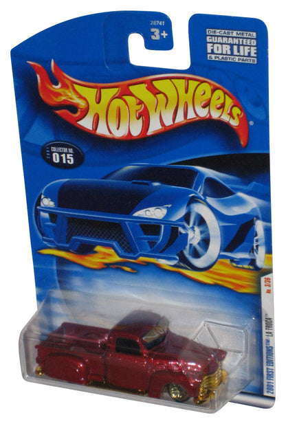 Hot Wheels 2001 First Editions 3/36 (2001) La Troca Red Toy Truck #015