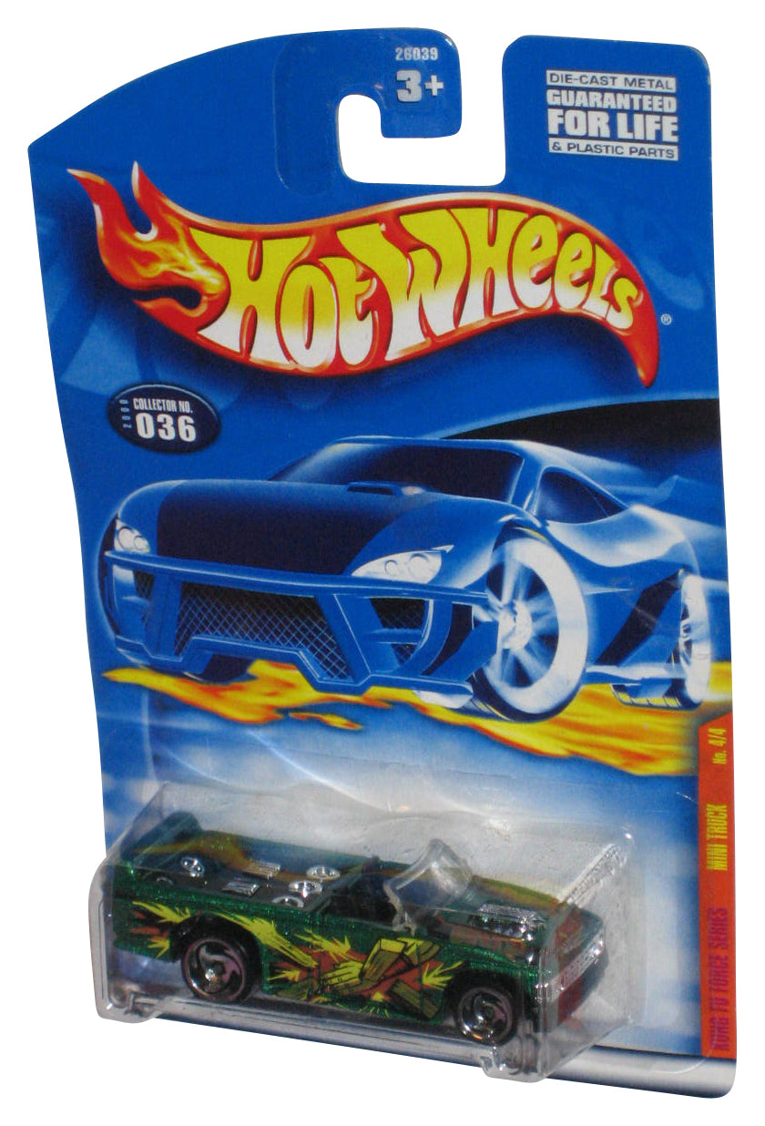 Hot Wheels Kung Fu Force Series 4/4 (2000) Green Mini Truck Toy Car #036
