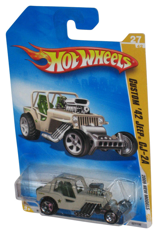 Hot Wheels 2009 New Models Sand Custom '42 Jeep CJ-2A Toy Car 27/190