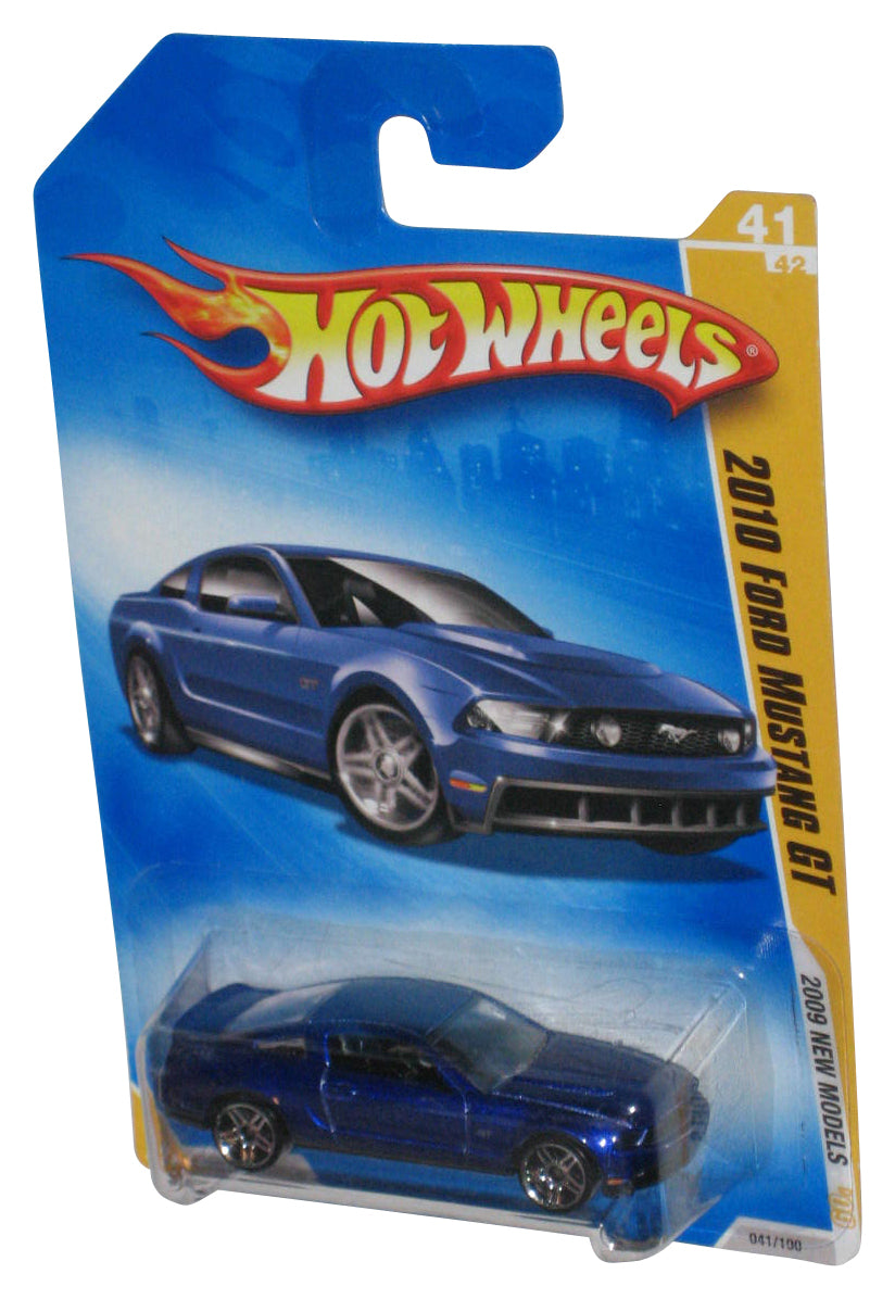 Hot Wheels 2009 New Models 2010 Ford Mustang GT Blue Die-Cast Toy Car 041/190