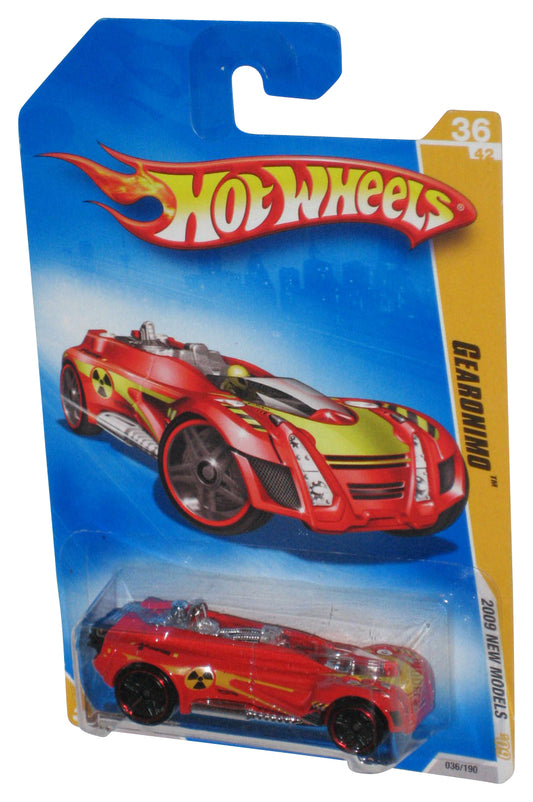 Hot Wheels 2009 New Models 36/42 Red Gearonimo Toy Car 36/190