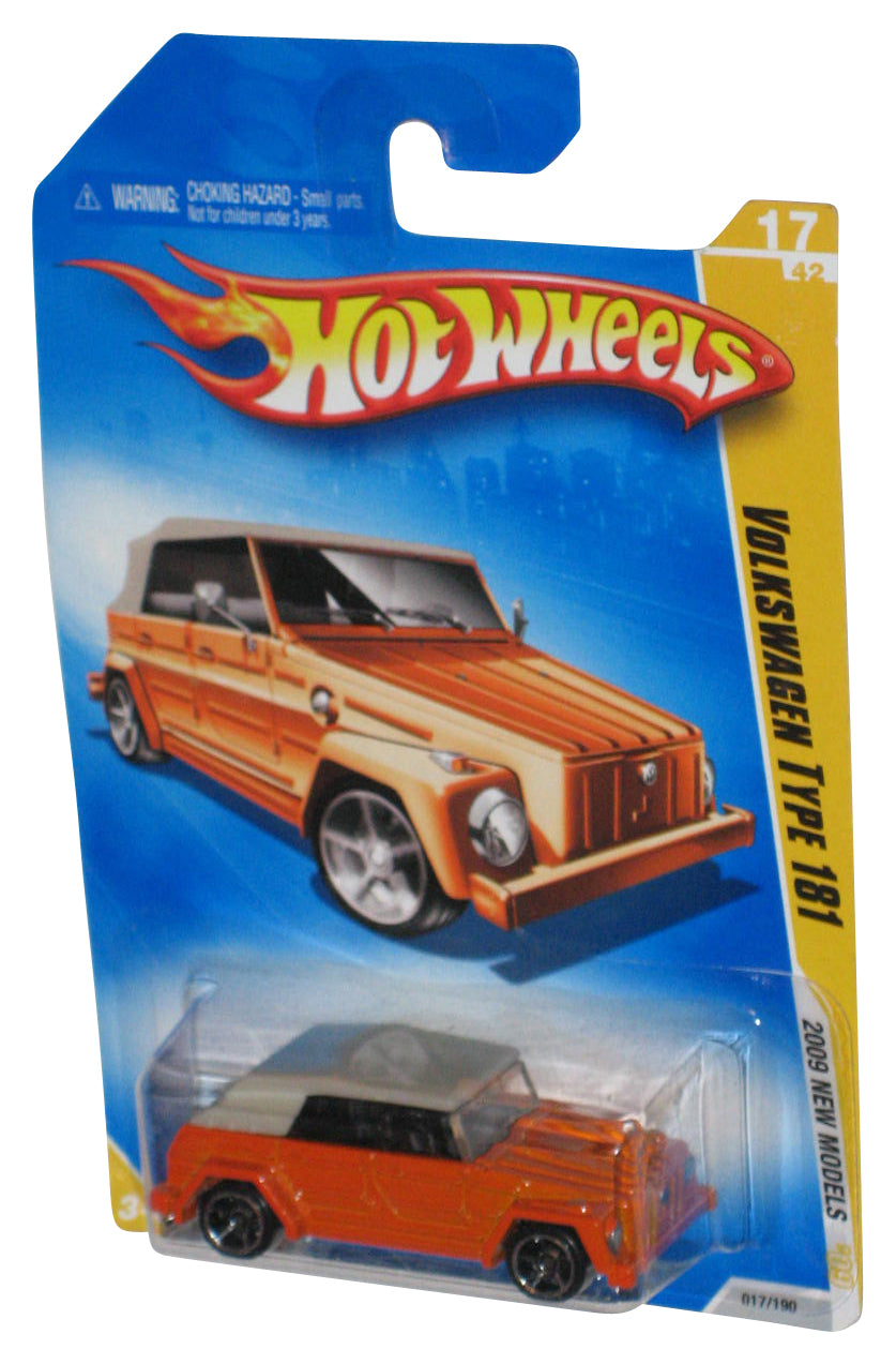 Hot Wheels 2009 New Models Orange Volkswagen Type 181 Toy Car 17/190
